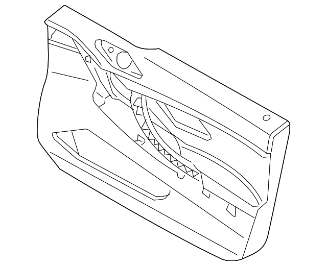 51417304142 Деталь DOOR TRIM PANEL, RIGHT