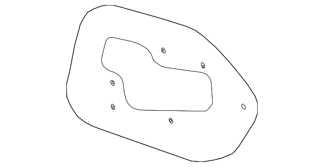 92450-2H000 PAD, LEFT
