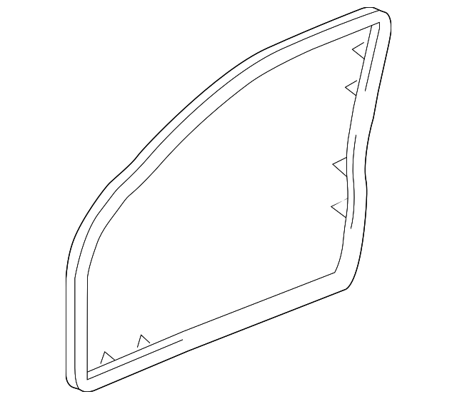 25666178 Деталь DOOR W'STRIP, RIGHT