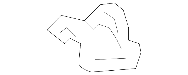 8379385Z00 Деталь SIDE TRIM PANEL RETAINER, RIGHT