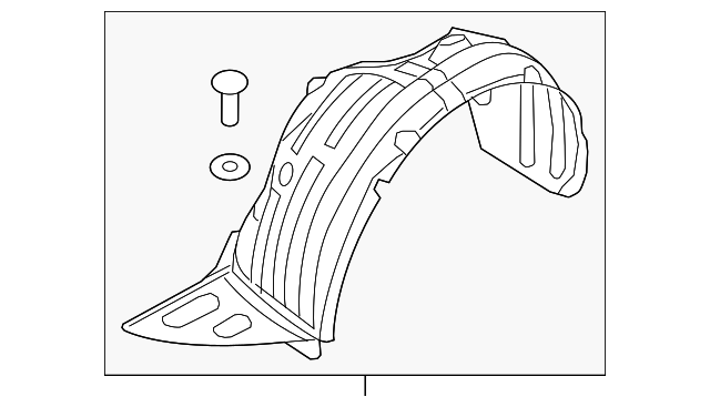 86811-A9000 Деталь FENDER LINER, LEFT