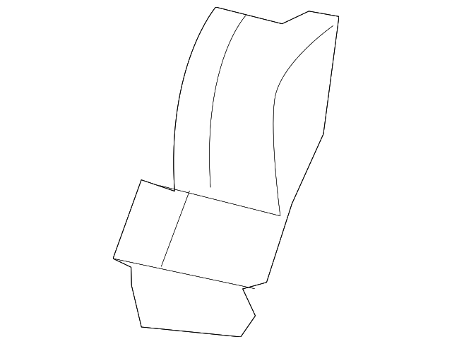 1FZ561DVAA Деталь RECLINE COVER, LEFT