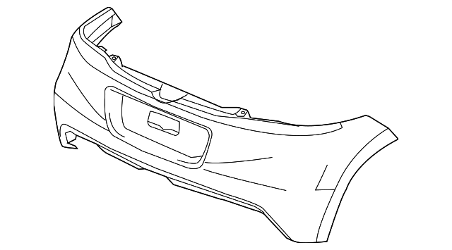 04715-SZT-A80ZZ Деталь FACE, RR. BUMPER (DOT)