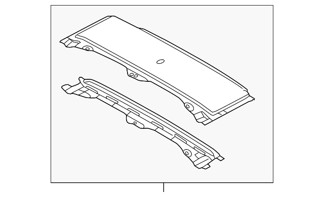 67115-B2300 Деталь REAR PANEL
