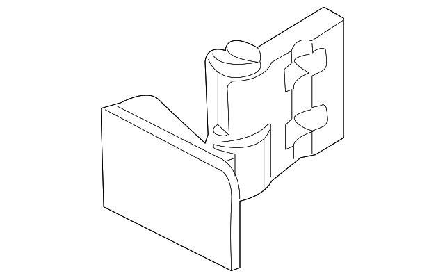 41-51-7-176-817 Деталь UPPER HINGE, LEFT