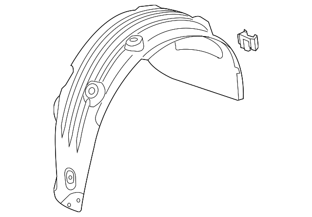 86822-4Z000 Деталь WHEELHOUSE LINER, RIGHT