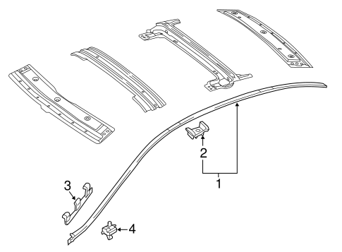 C300 EXTERIOR TRIM - ROOF 2