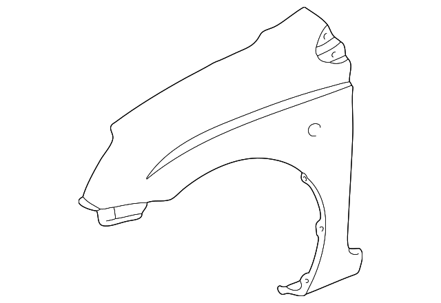 53812-47030 FENDER, LEFT