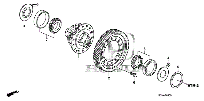 ELEMENT AT DIFFERENTIAL (2WD)