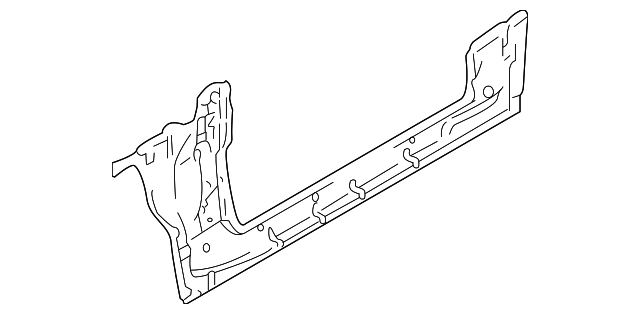 6158066D40 Деталь INNER PILLAR, LEFT