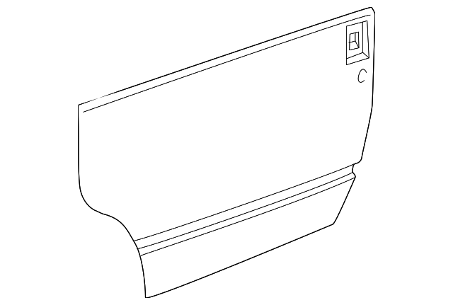 15003782 Деталь OUTER PANEL, RIGHT