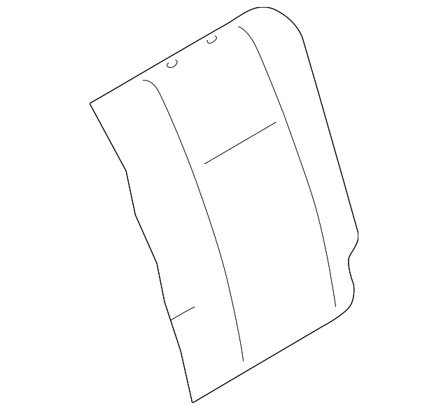 91176752 Деталь SEAT BACK COVER