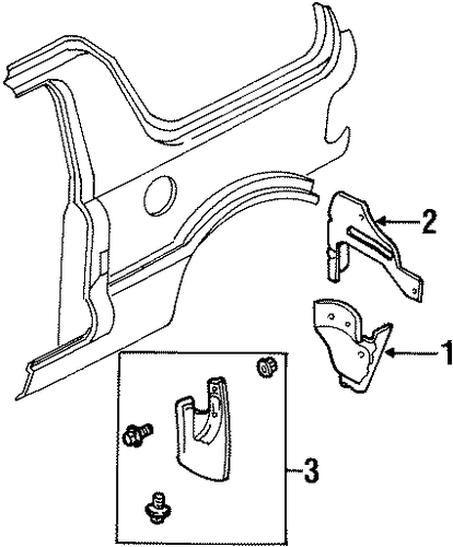 Sportage EXTERIOR TRIM - QUARTER PANEL 2