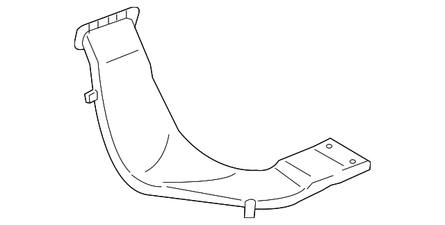 97360-3E100 Деталь HEATER DUCT, LEFT