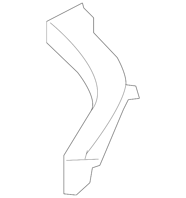 97477-3E000 Деталь DEFROSTER DUCT, RIGHT