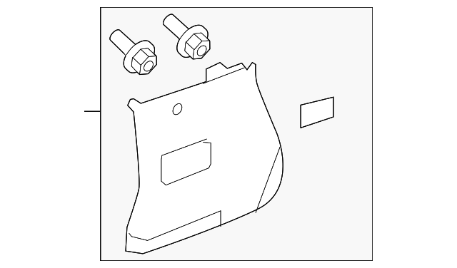 22852956 PILLAR MOLDING, RIGHT