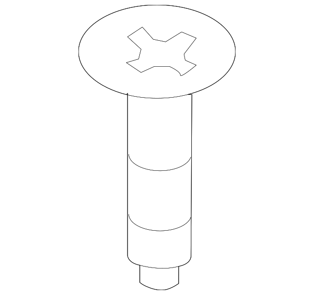07-14-3-418-625 APPLIQUE PANEL SCREW, RIGHT