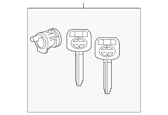 69056-21040 CYL & KEYS