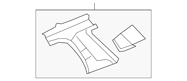 22832499 Деталь UPPER PANEL, RIGHT