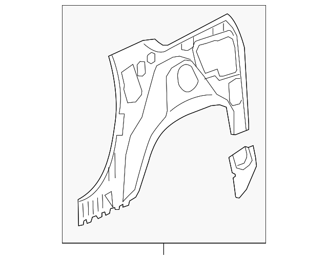 15787965 Деталь INNER PANEL, LEFT