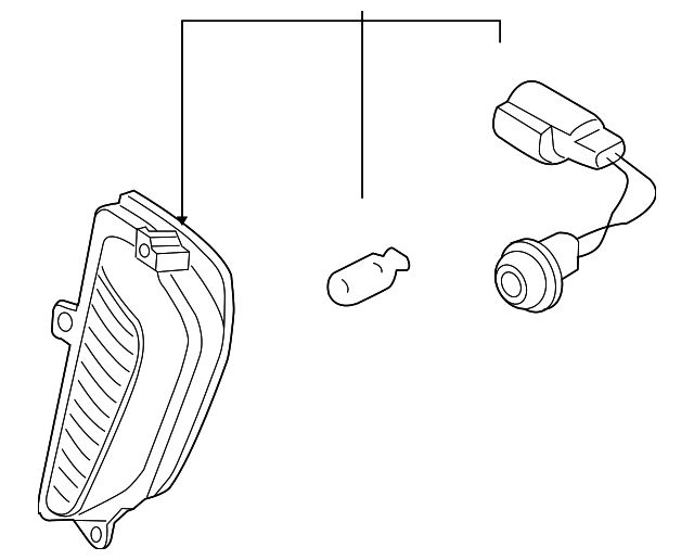92401-3F100 Деталь BACKUP LAMP ASSY, LEFT