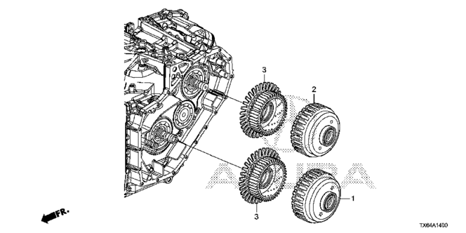 ILX AT CLUTCH (MAIN / SECONDARY) (DCT)