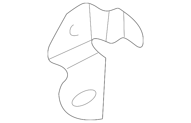 T00170493 Деталь SUPPORT BRACKET, RIGHT