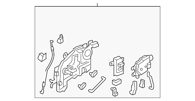 72622-SHJ-A02ZF Деталь CONTROL ASSY., R. SLIDE DOOR REMOTE *YR3