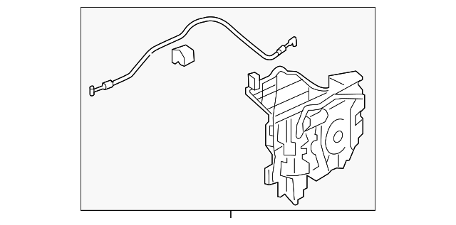 72610-SHJ-A01 Деталь LATCH ASSY., R. SLIDE DOOR (MANUAL)