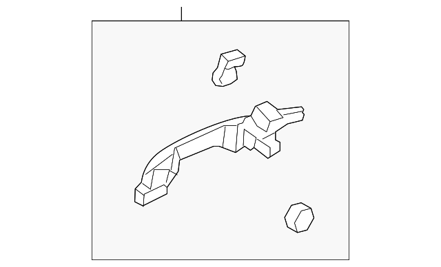 72640-SHJ-A01 Деталь HANDLE ASSY., R. SLIDE DOOR (OUTER)