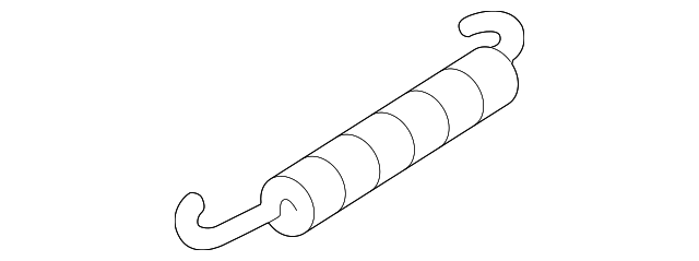58268-2S000 LEVER SPRING, LEFT