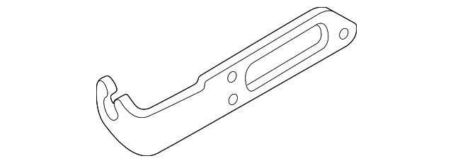 58235-1H100 PARKING BRAKE GUIDE, LEFT
