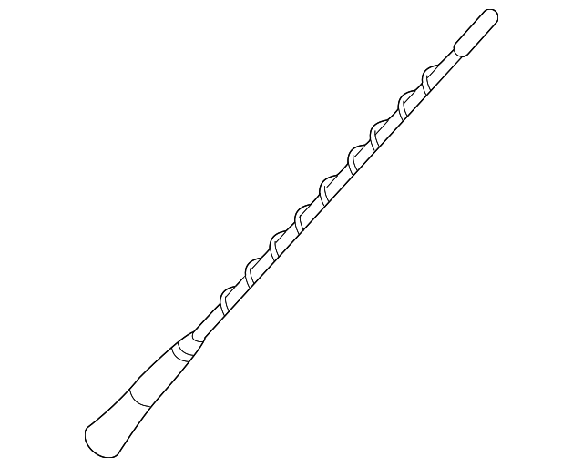13288181 Деталь ANTENNA MAST