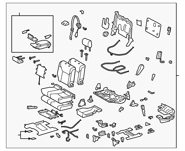 71400-60F91-A1 Деталь SEAT ASSY, LEFT