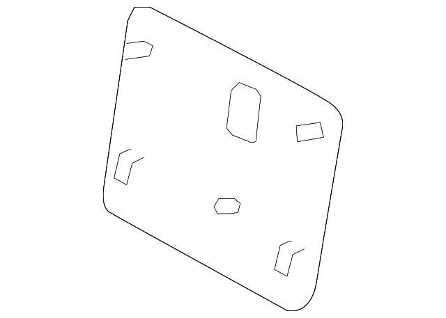 71702-60150-A0 Деталь SEAT BACK PANEL, LEFT