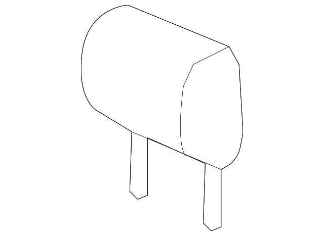 71940-60400-A0 Деталь HEADREST, OUTER, LEFT