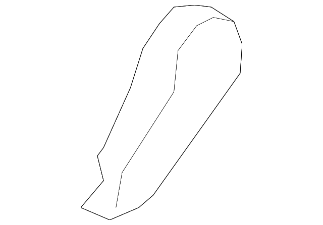 71834-60150-B0 Деталь RECLINE COVER, LEFT