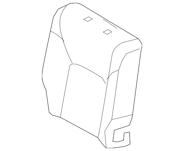 71078-60C41-B2 Деталь SEAT BACK COVER, LEFT