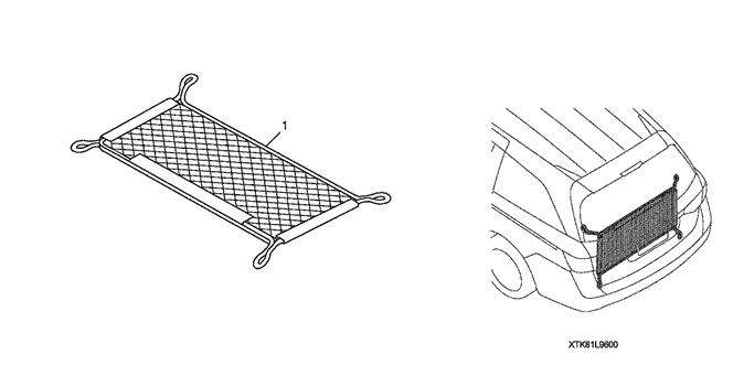 ACCESSORIES/CARGO NET for 2011 Honda ODYSSEY #1