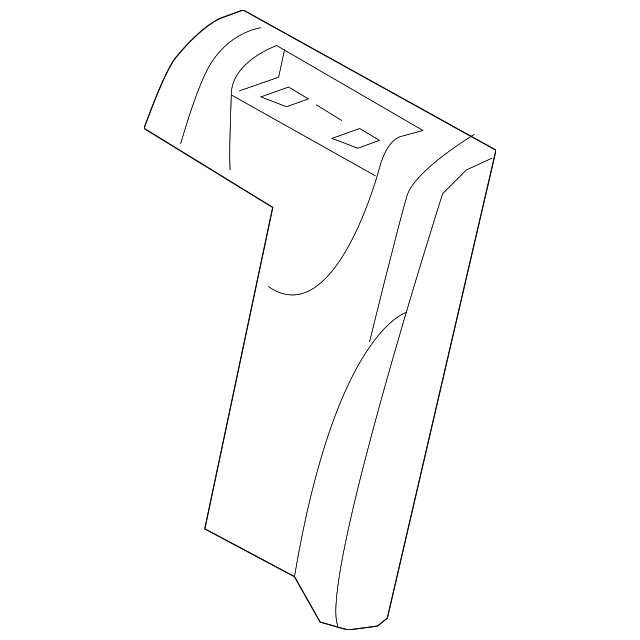 71651-06100 Деталь SEAT BACK PAD, RIGHT