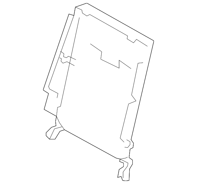 71017-06100 Деталь SEAT BACK FRAME, RIGHT