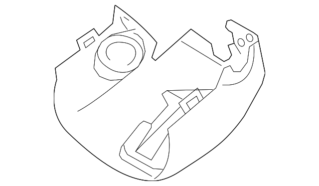 45287-0E030-C0 Деталь LOWER CLMN COVER