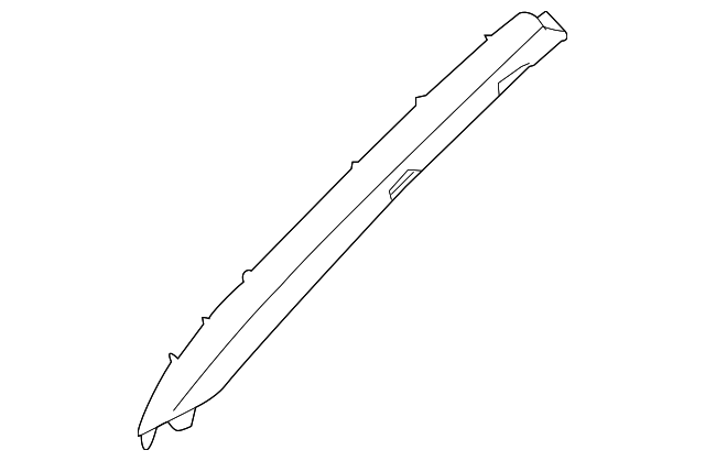 85820-2J000H9 WINDSHIELD PILLAR TRIM, RIGHT