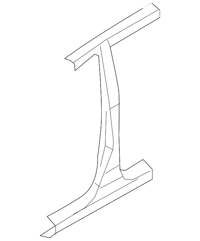 71401-0WB50 Деталь CENTER PILLAR, LEFT