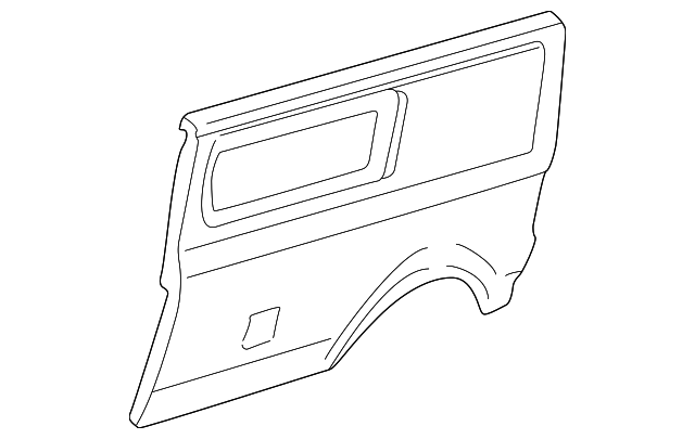 15030373 SIDE PANEL, LEFT