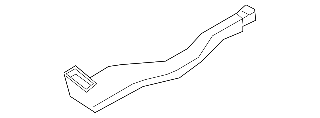 27931AM600 HEATER DUCT, LEFT