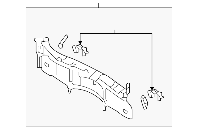 GM9E-53-940C Деталь CROSSMEMBER ASSY