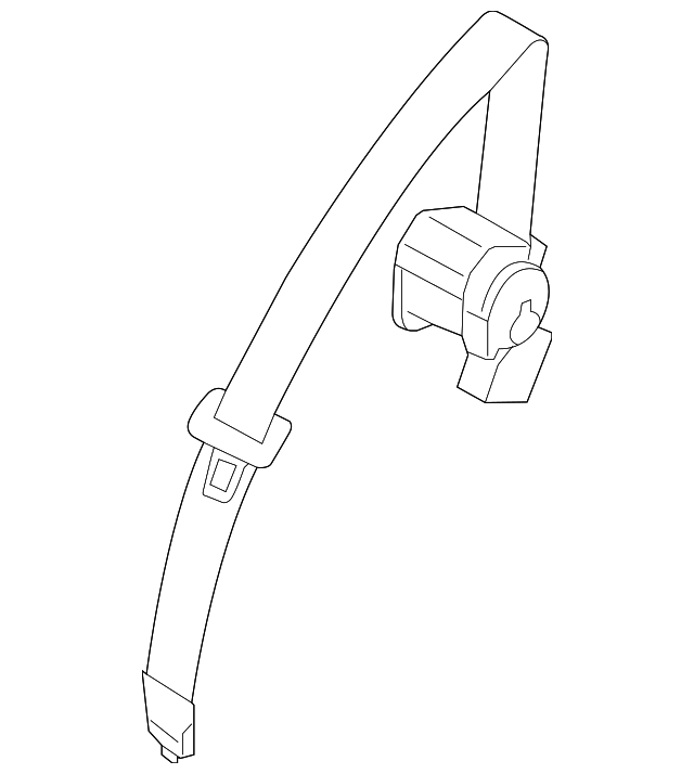 89850-B2500EQ Деталь CENTER SEAT BELT