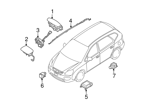 Rondo AIR BAG COMPONENTS