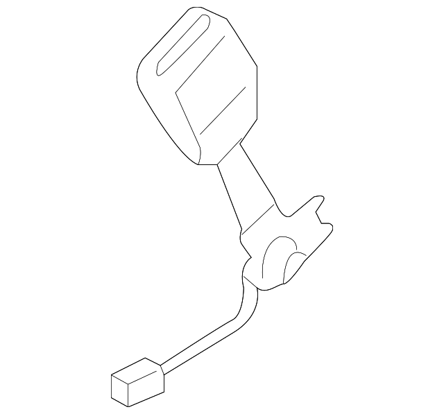 TDY1-57-680A-00 Деталь BUCKLE, LEFT